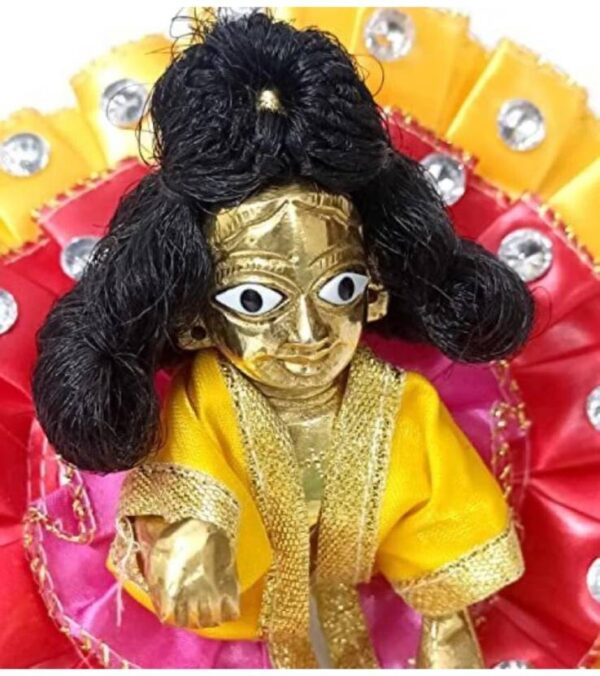 LADDU GOPAL KESH / HAIR / BAAL SIZE 0 Deity Ornament  (LADDU GOPAL KESH / HAIR / BAAL SIZE 0)