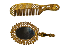 Mirror and Comb Combo for Ladoo Gopal Idol Shringar and Temple Decor