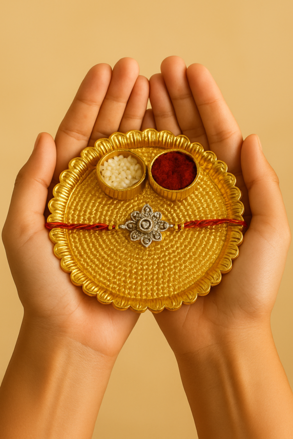 Golden Pooja Thali