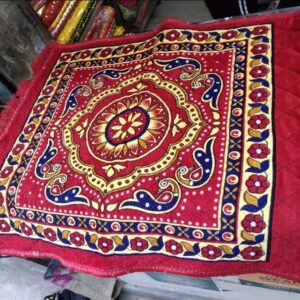 Red Velvet Pooja Aasan for Daily Pooja & Meditation