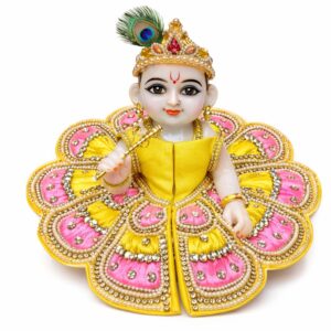 Embroidered Laddu Gopal Dress (Designer Poshak)