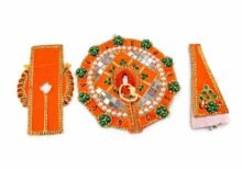 Dress your Laddu Gopal Ji in divine elegance 💗✨ This pink mirror work designer poshak set adds grace, devotion, and festive charm to your mandir 🙏 Perfect for Janmashtami, daily pooja, and special occasions 🌸 #laddugopal #kanhaji #krishnaposhak #mirrorworkdress #pinkposhak #balgopal #janmashtami #mandirdecor #devotionalvibes #spiritualindia