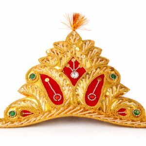 Premium Mukut for Murti with Stone Work