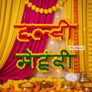 Haldi MAHENDI HANGER for Wedding